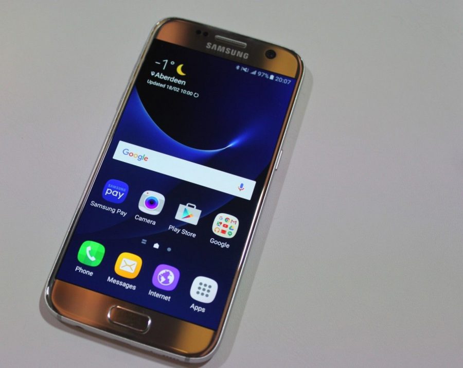 Оригинальный домашний экран Samsung Galaxy S7