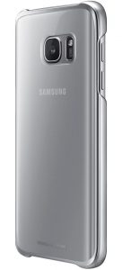 Клип-кейс Samsung Clear Cover серебристый