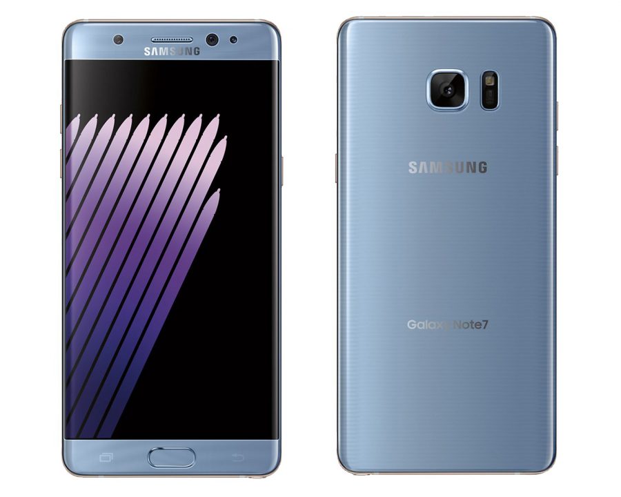 Samsung Galaxy Note 7 синий