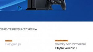 Sony Xperia X Compact на чешском сайте