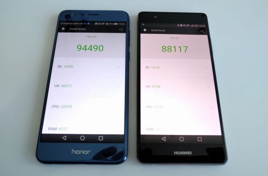 Предшественник Huawei Honor 9 - Honor 8 vs Huawei P9: быстрее в AnTuTu при аналогичном "железе"