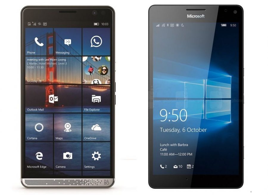 HP Elite x3 и Microsoft Lumia 950 XL