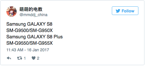 Первая информация про SM-G950X