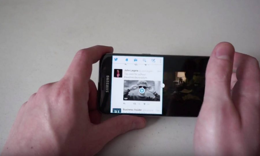 Активация режима Split Screen на Samsung Galaxy S8