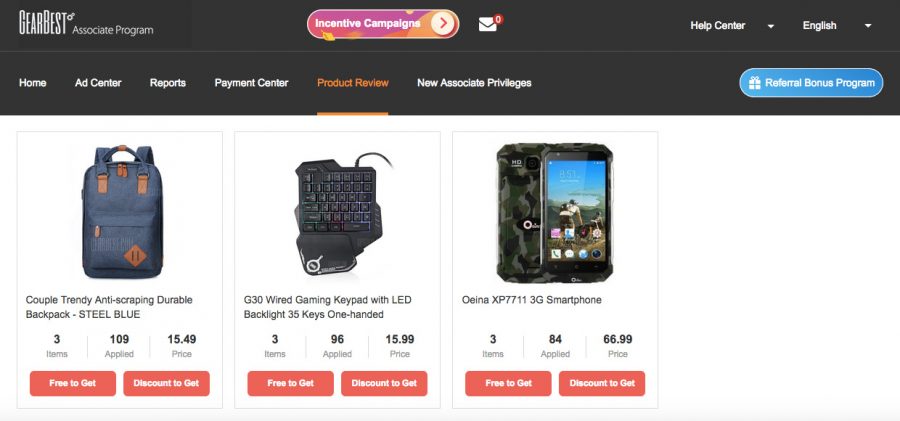 Возможность получить бесплатный смартфон от интернет-магазина GearBest