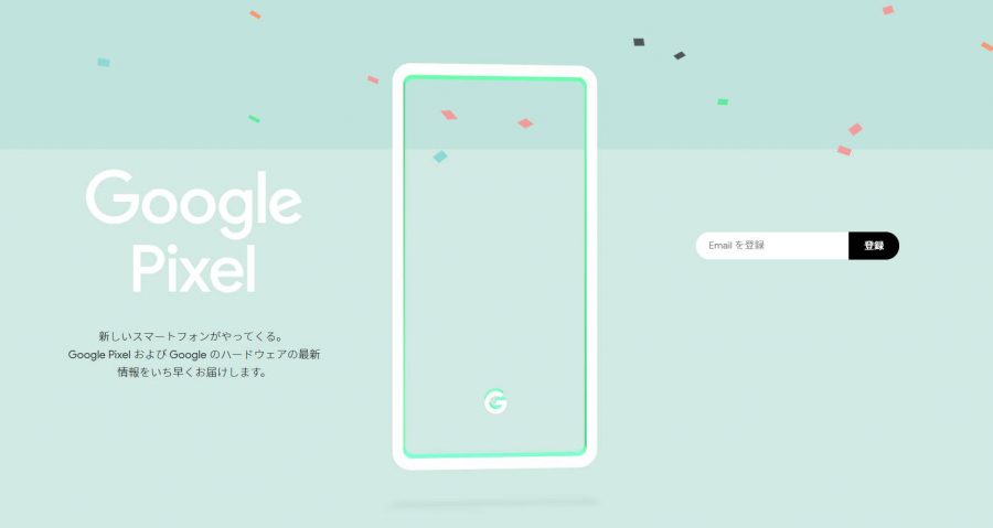 Тизер Google Pixel 3 XL для Японии