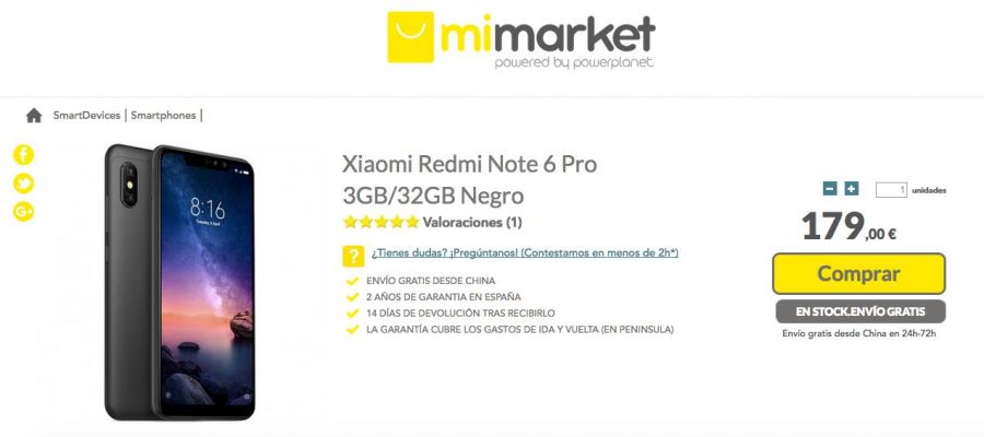 Xiaomi Redmi Note 6 Pro - MiMarket