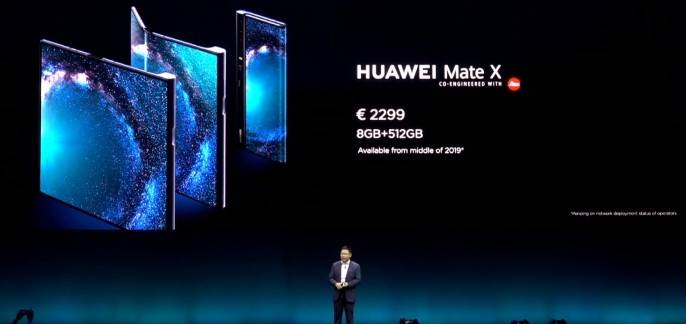 Дата выхода и цена Huawei Mate X